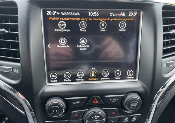 Jeep Grand Cherokee cena 143333 przebieg: 126000, rok produkcji 2018 z Myszyniec małe 407